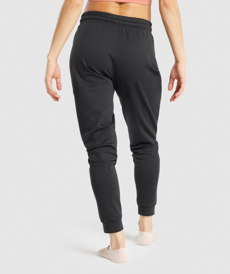 Spodnie Do Biegania Gymshark Studio Damskie Czarne | PL 547ALN